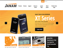 Tablet Screenshot of janam.com